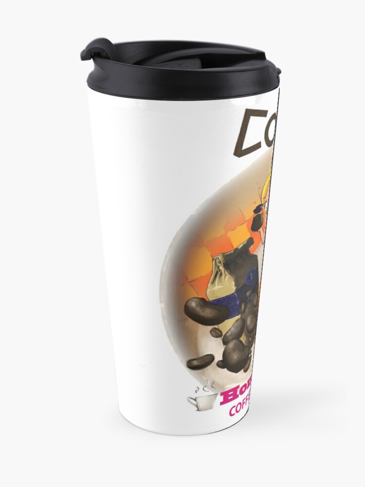 Alternate view of Coffee Up Y'all With Honey Dee Travel Mug
