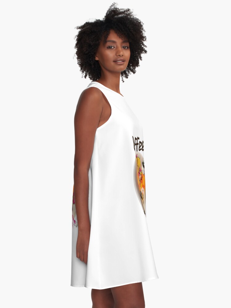 Alternate view of Coffee Up Y'all With Honey Dee A-Line Dress