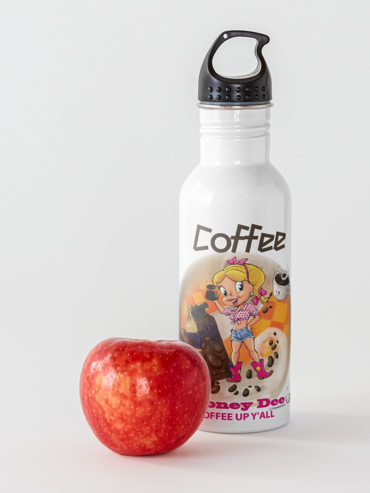 Alternate view of Coffee Up Y'all With Honey Dee Water Bottle
