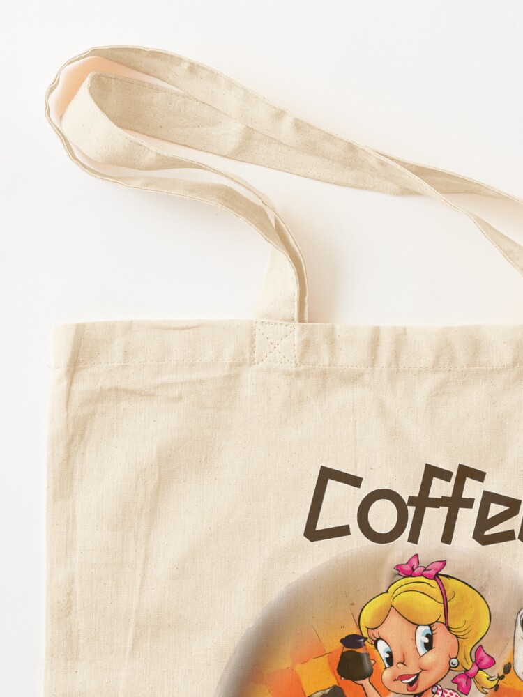 Alternate view of Coffee Up Y'all With Honey Dee Tote Bag
