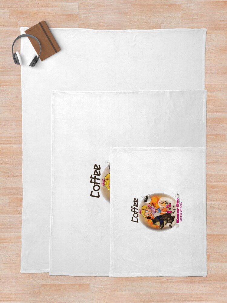 Alternate view of Coffee Up Y'all With Honey Dee Throw Blanket