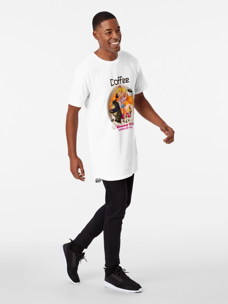 Alternate view of Coffee Up Y'all With Honey Dee Long T-Shirt