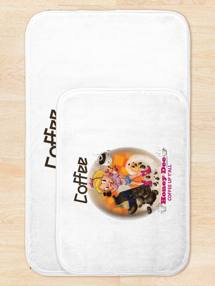 Alternate view of Coffee Up Y'all With Honey Dee Bath Mat