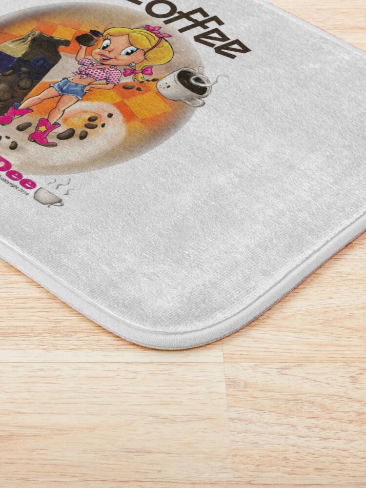 Alternate view of Coffee Up Y'all With Honey Dee Bath Mat