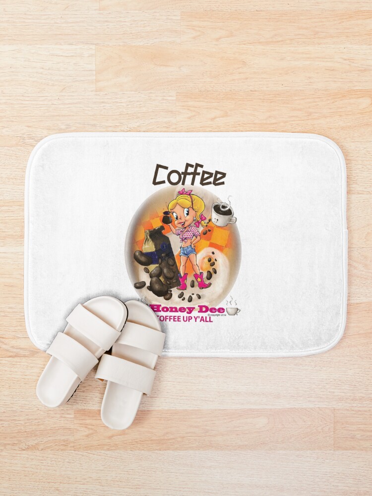 Alternate view of Coffee Up Y'all With Honey Dee Bath Mat