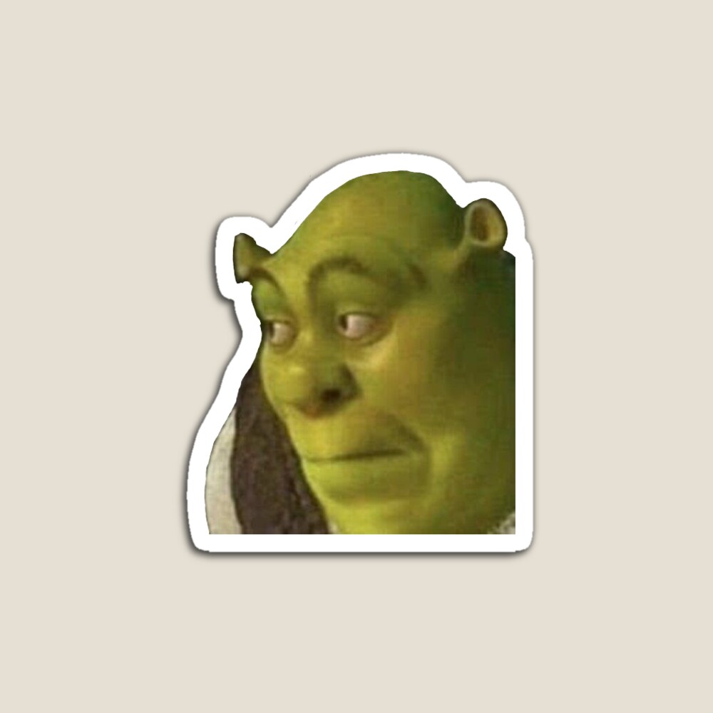 Kiss-Cut Stickers Shrek meme