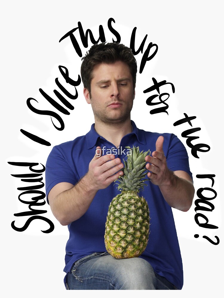 "Shawn Spencer & Pineapple" Sticker for Sale by gfasika Redbubble