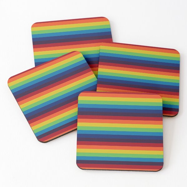 Item preview, colorful stripes - rainbow designed and sold by ZiphGames.