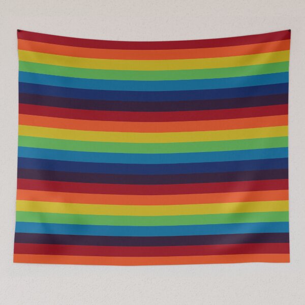 Item preview, colorful stripes - rainbow designed and sold by ZiphGames.