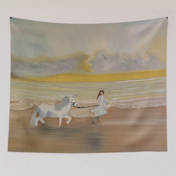 Item preview, Fairytale oil painting by Tabitha Kremesec designed and sold by Tabitha Kremesec.