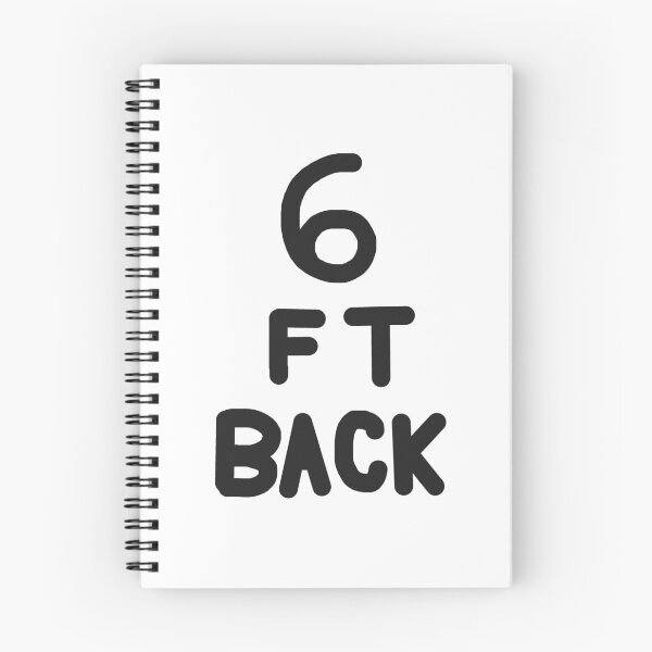 Item preview, 6 Feet Back in Black on White designed and sold by Rocket-To-Pluto.