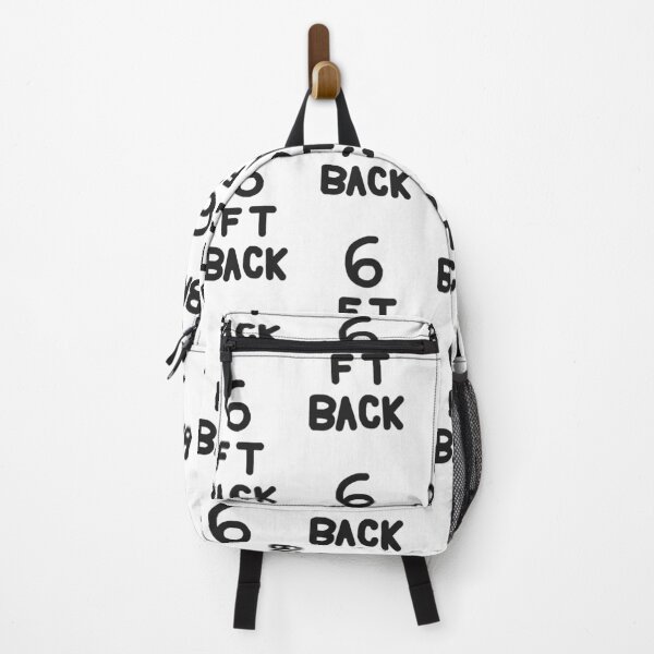 Item preview, 6 Feet Back in Black on White designed and sold by Rocket-To-Pluto.