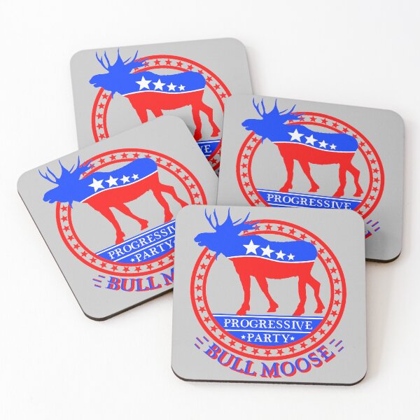 Artikelvorschau, Teddy Roosevelt Bull Moose Progressive Party entworfen und verkauft von CharJens.
