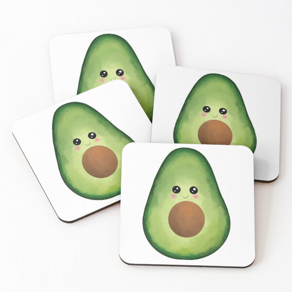 Item preview, Cute Avocado stickers designed and sold by Createartforfun.
