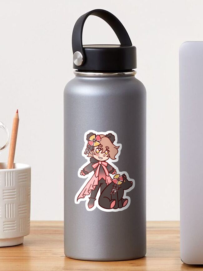 Chibi Asmo With Bear Sticker By Artsy Ham Redbubble