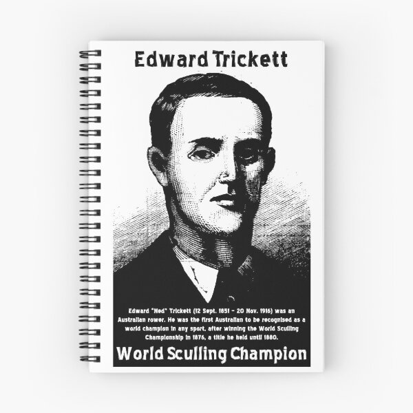 Item preview, Edward "Ned" Trickett designed and sold by Rockett Graphics.
