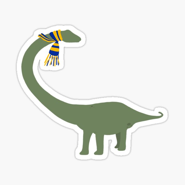 Dippy the Dino Reps Pitt Sticker