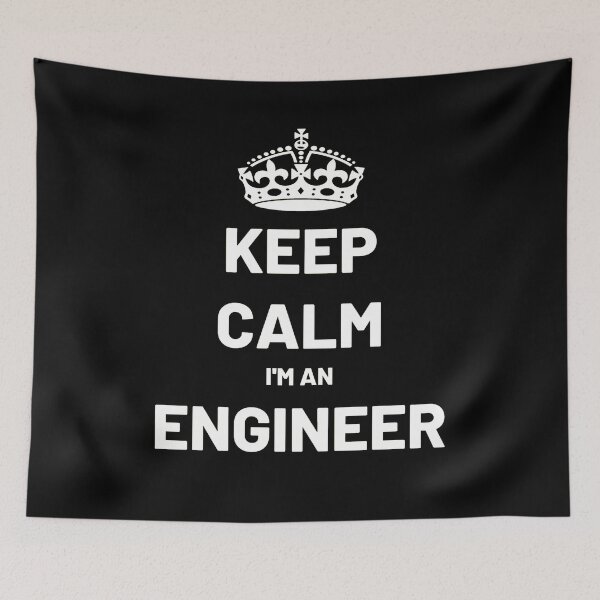 Item preview, Keep Calm I'm An Engineer designed and sold by teezenith.