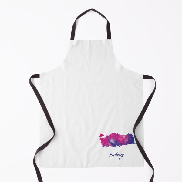 Item preview, Turkey Map in Watercolor (Purple, Blue and Pink) designed and sold by Geometricshow.
