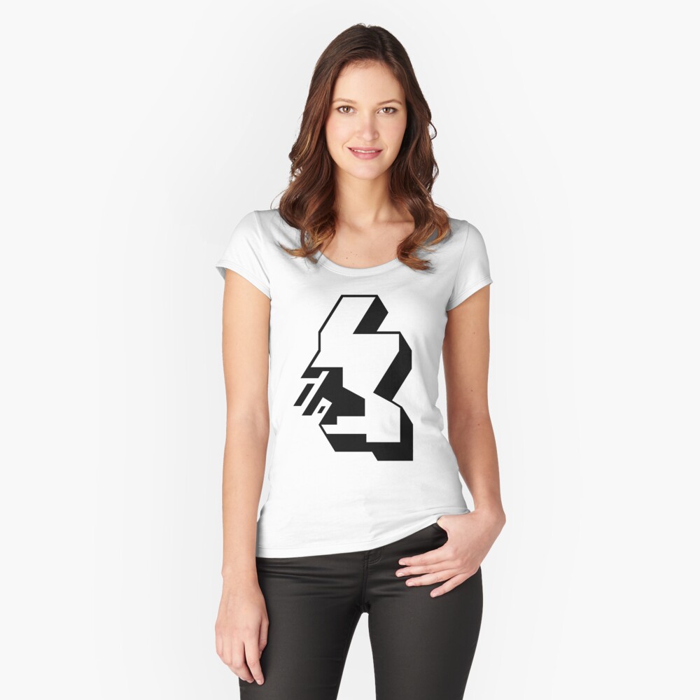 Item preview, Fitted Scoop T-Shirt designed and sold by TheRandomFactor.