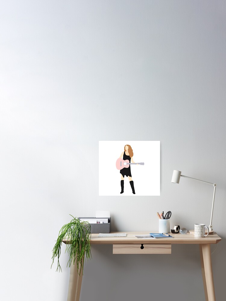 Fearless Taylor Swift Gold Minimalist Album Poster – Aesthetic Wall Decor