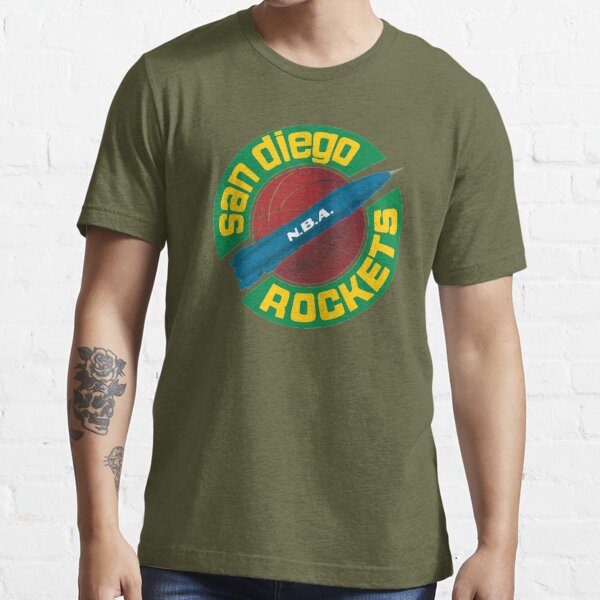 San Diego Rockets Vintage NBA Basketball Logo Essential T-Shirt for Sale  by jordansarcher
