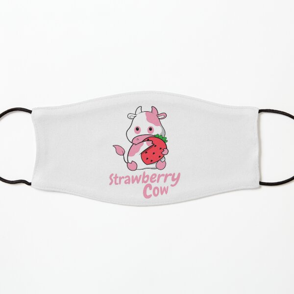 Strawberry Cow Kids Masks Redbubble - strawberry cow onesie roblox