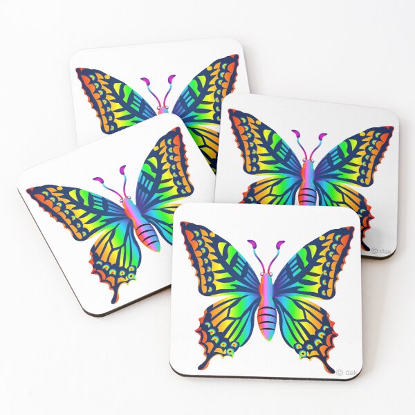 Item preview, Multicolored Butterfly Butterflies Mariposas designed and sold by Coolstuff4you71.