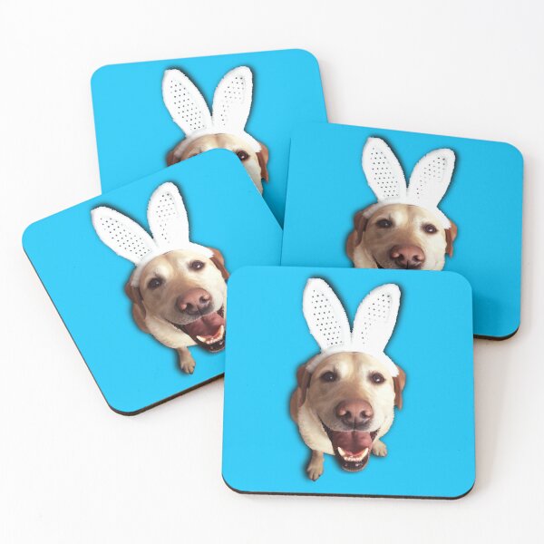 Item preview, Yellow Lab Wearing Bunny Ears designed and sold by WhatOdds.
