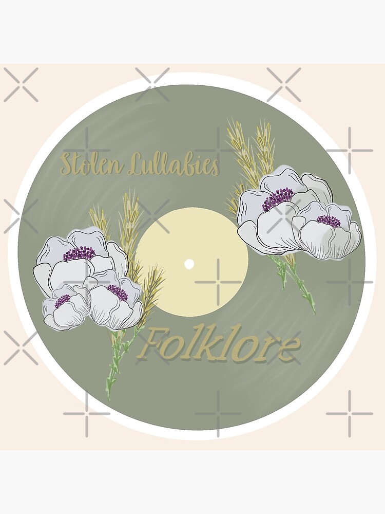 folklore vinyls (limited edition style) Art Print for Sale by