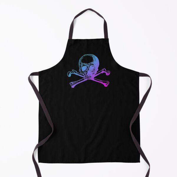 Item preview, Aesthetic blue andpink skull and crossbone by blacklinesw9 designed and sold by Blacklinesw9.