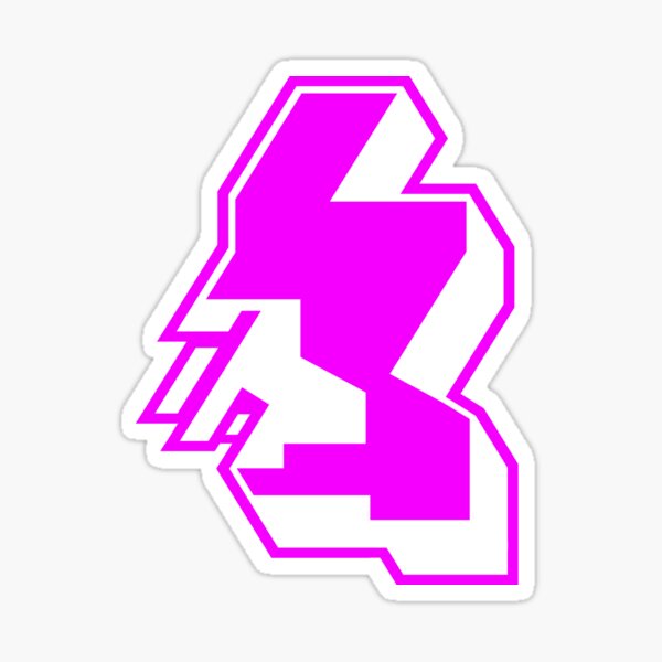 Strathclyde (Pink Print) Sticker