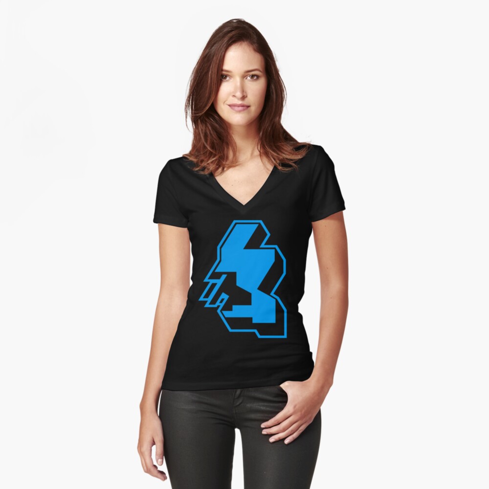Item preview, Fitted V-Neck T-Shirt designed and sold by TheRandomFactor.
