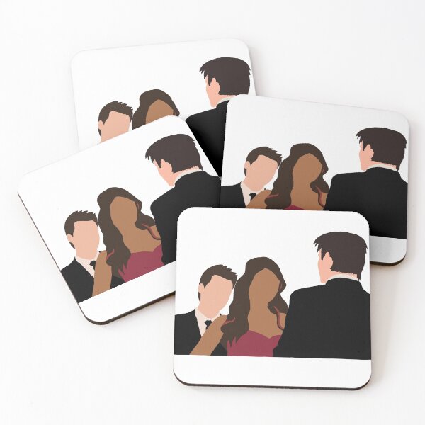 Item preview, Elena with the Salvatore Brothers at Prom designed and sold by alisejdesigns.