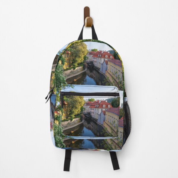 Item preview, Bridge in Prague, Czech Republic, Europe, in the Springtime with Flowers designed and sold by SafariByMarisa.