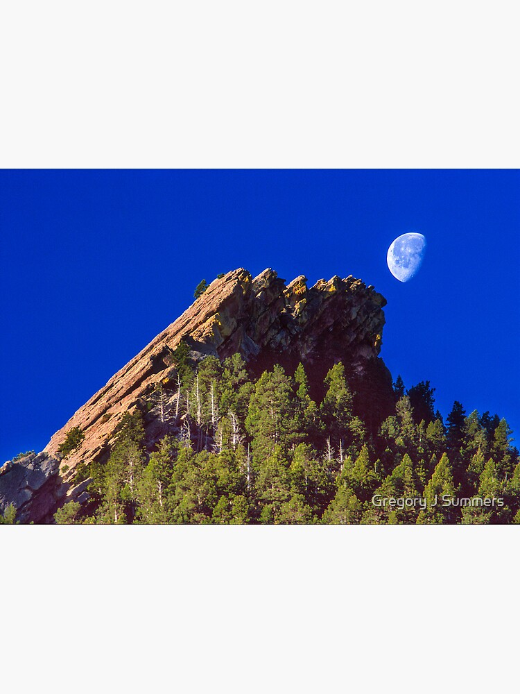 Artwork view, First Flatiron Moonset designed and sold by Gregory J Summers