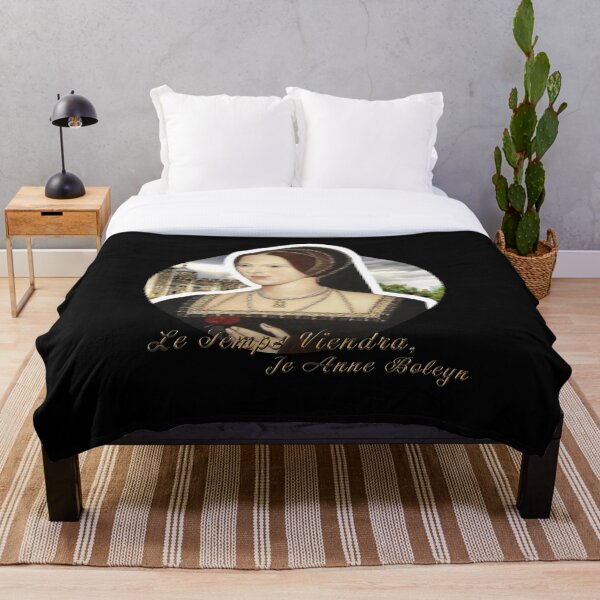 Anne Boleyn Quote Throw Blanket