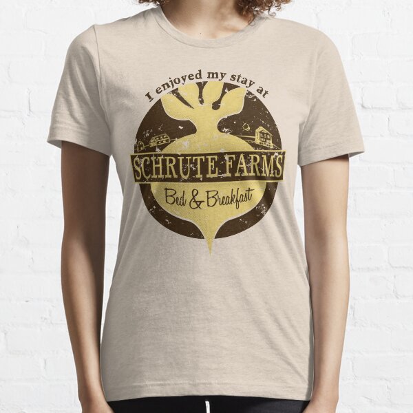 I enjoyed my stay at Schrute Farms (Brown) Essential T-Shirt