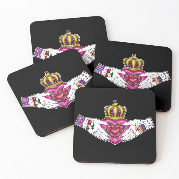 Item preview, True Love Tattoo Crown and Heart Design designed and sold by HelenaMorpho.