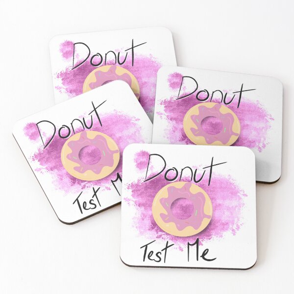 Item preview, Donut Test Me Illustration designed and sold by pancakerevolt.