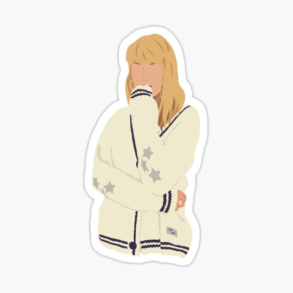 Taylor Swift Cardigan Sticker