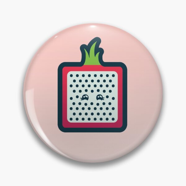Item preview, Cute Square Dragonfruit Illustration Panic-Graphics designed and sold by Panic-Graphics.