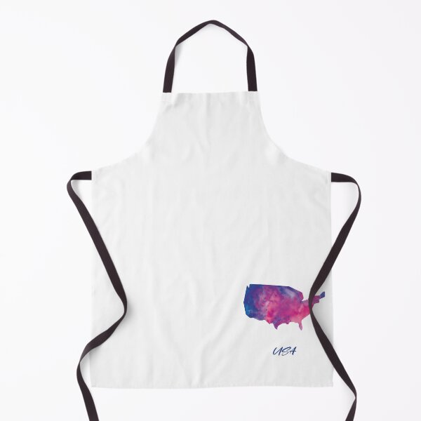 Item preview, USA Map in Watercolor (Purple, Blue and Pink) designed and sold by Geometricshow.