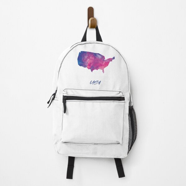 Item preview, USA Map in Watercolor (Purple, Blue and Pink) designed and sold by Geometricshow.
