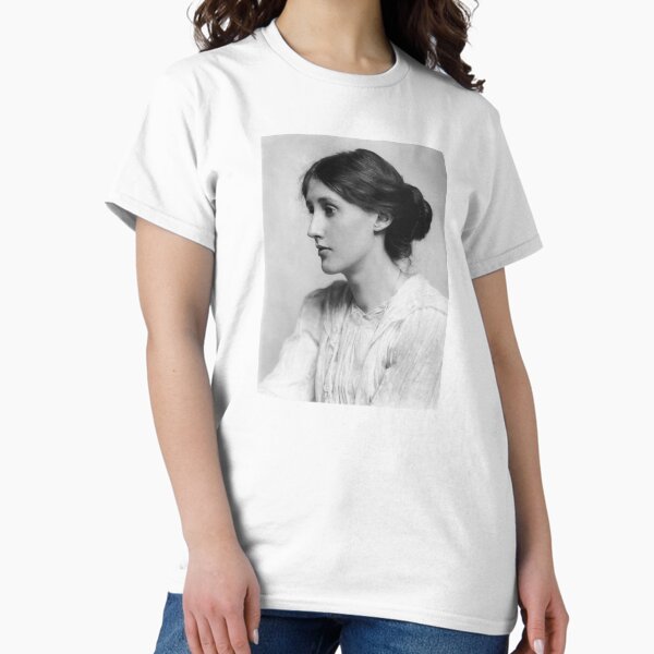 Artikel-Vorschau von Virginia Woolf - schwarz und weiß, designt und verkauft von savantdesigns.
