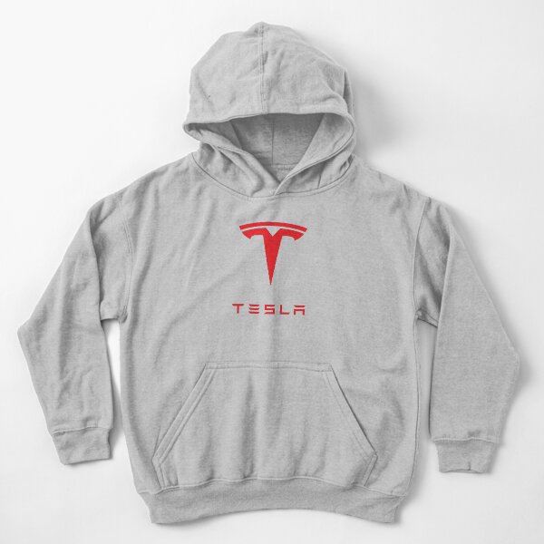 Tesla Logo Kids Pullover Hoodie