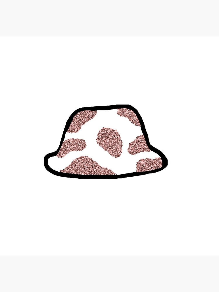 "sparkly cow print bucket hat" Art Print for Sale by Ellamcf22 Redbubble