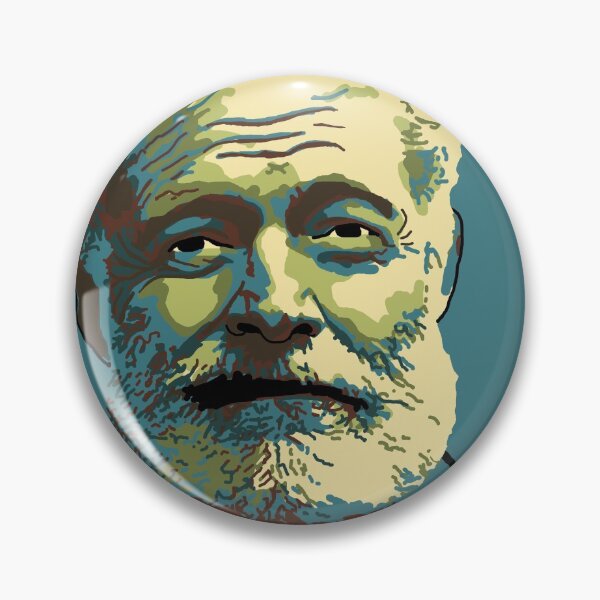 Item preview, Ernest Hemingway Portrait designed and sold by savantdesigns.