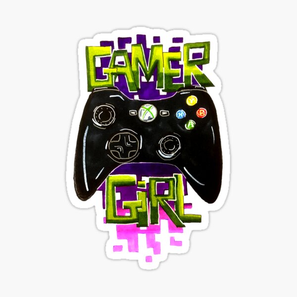 Xbox Gamer Girl Sticker
