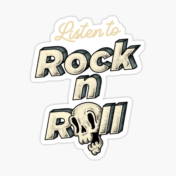 Rolling Stones Band Tongue Rock n' Roll Sticker Decal - Rotten Remains